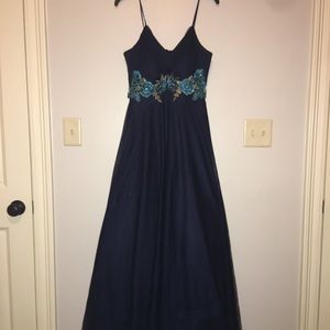 navy blue dress